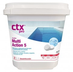 Pack de inicio de temporada, producto Cloro Multi Action 5 CTX Pro