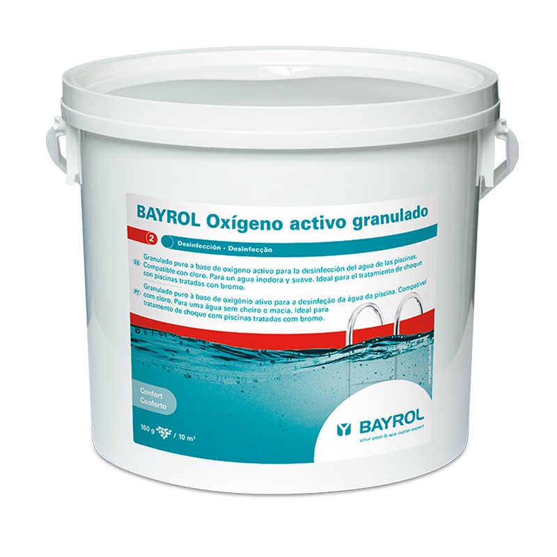 Oxígeno activo granulado Bayrol 5 Kg